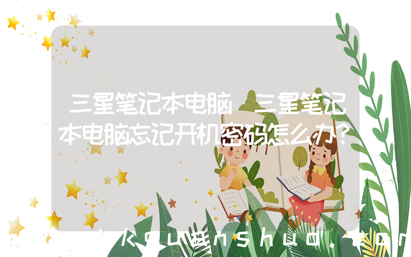 三星笔记本电脑(三星笔记本电脑忘记开机密码怎么办？)