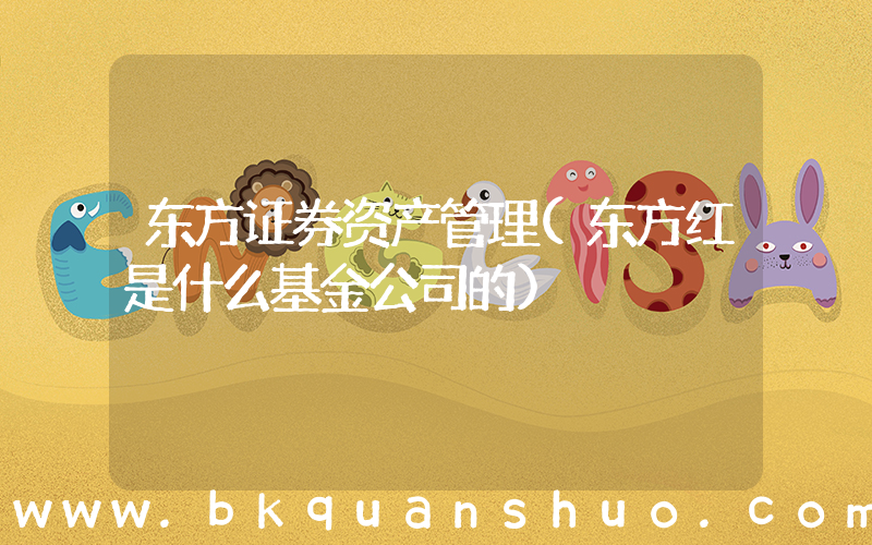 东方证券资产管理(东方红是什么基金公司的)