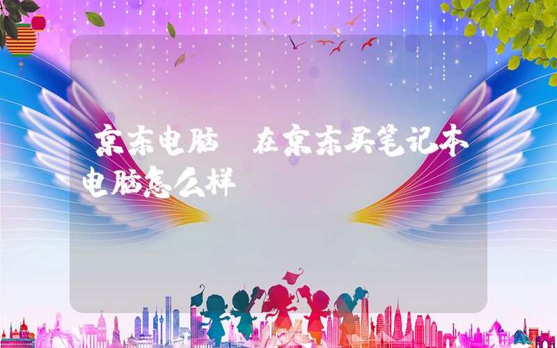 京东电脑(在京东买笔记本电脑怎么样)