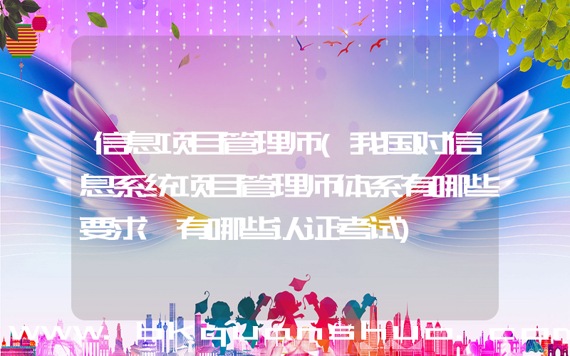 信息项目管理师(我国对信息系统项目管理师体系有哪些要求,有哪些认证考试)
