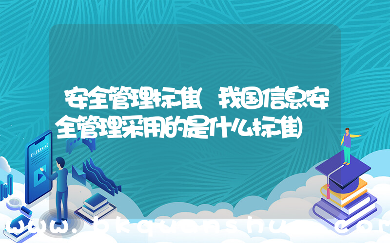 安全管理标准(我国信息安全管理采用的是什么标准)