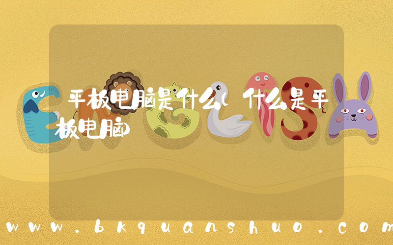 平板电脑是什么(什么是平板电脑)