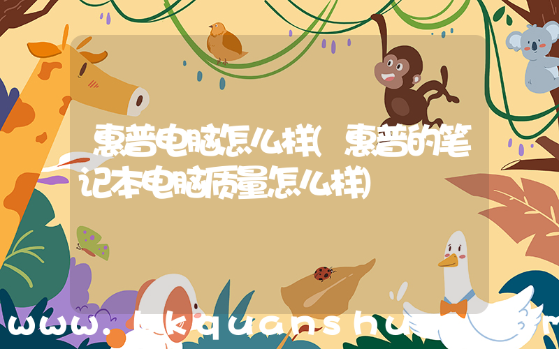 惠普电脑怎么样(惠普的笔记本电脑质量怎么样)