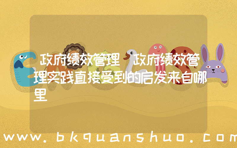 政府绩效管理(政府绩效管理实践直接受到的启发来自哪里)