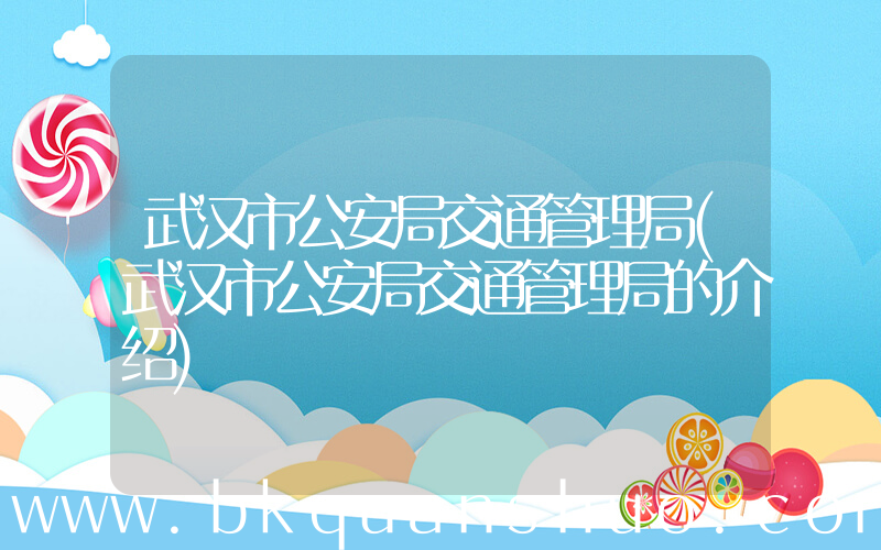 武汉市公安局交通管理局(武汉市公安局交通管理局的介绍)