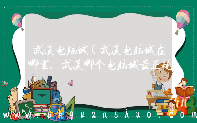 武汉电脑城(武汉电脑城在哪里,武汉哪个电脑城最正规)