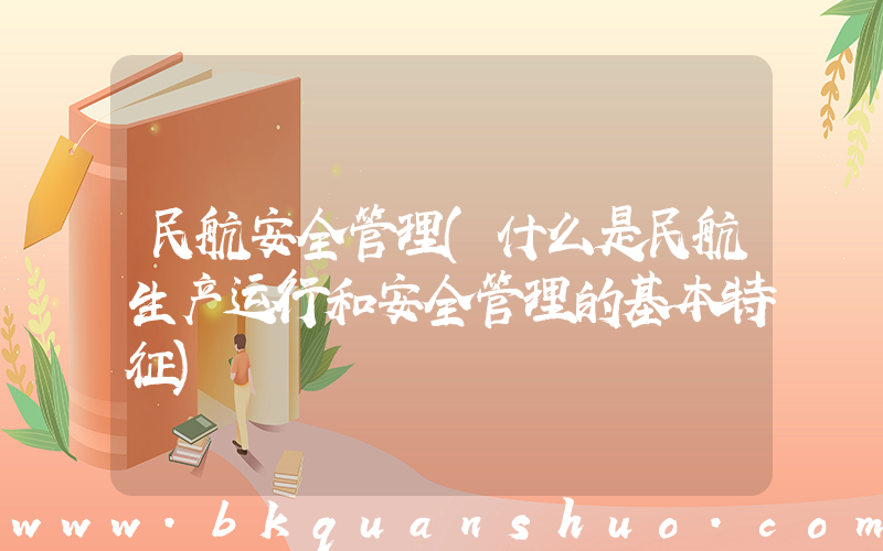 民航安全管理(什么是民航生产运行和安全管理的基本特征)