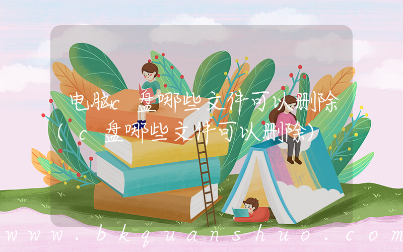 电脑c盘哪些文件可以删除(c盘哪些文件可以删除)