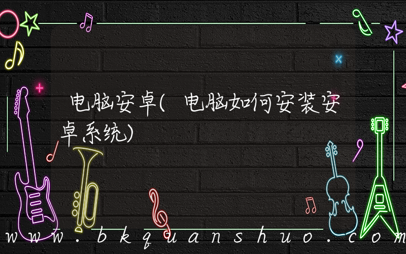 电脑安卓(电脑如何安装安卓系统)