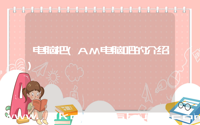 电脑把(AM电脑吧的介绍)
