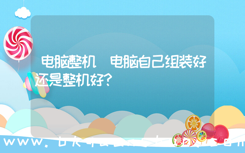 电脑整机(电脑自己组装好还是整机好？)