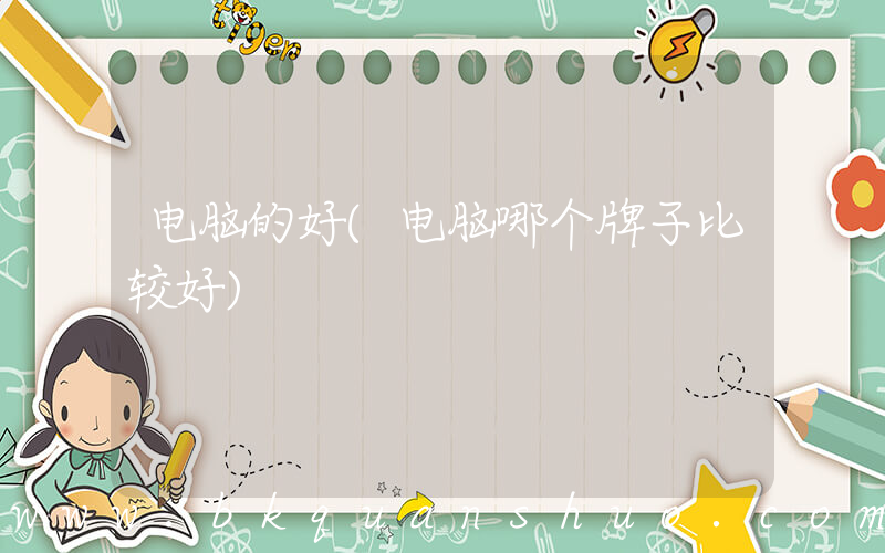 电脑的好(电脑哪个牌子比较好)