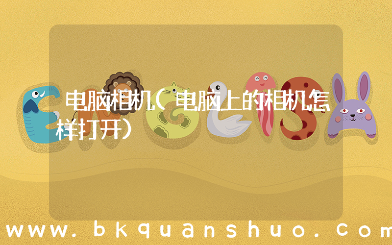 电脑相机(电脑上的相机怎样打开)