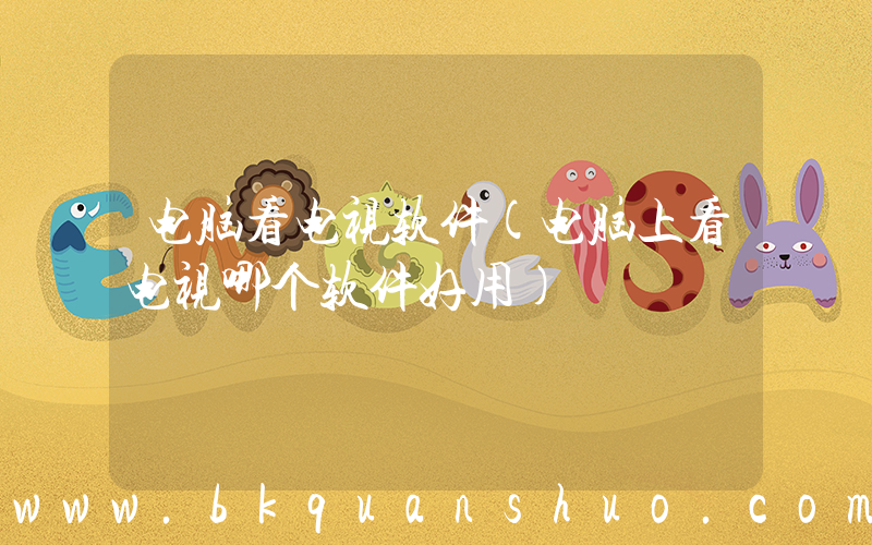 电脑看电视软件(电脑上看电视哪个软件好用)