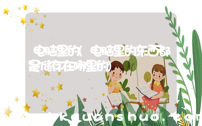 电脑里的(电脑里的东西都是储存在哪里的)