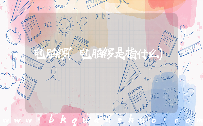 电脑锣(电脑锣是指什么)