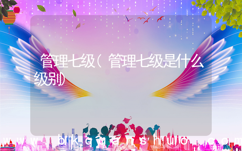 管理七级(管理七级是什么级别)
