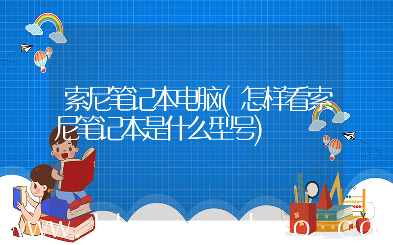 索尼笔记本电脑(怎样看索尼笔记本是什么型号)