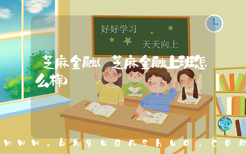 芝麻金融(芝麻金融上班怎么样)