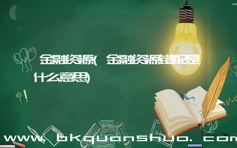 金融资源(金融资源错配是什么意思)