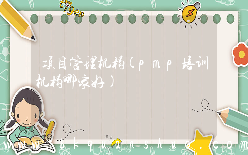项目管理机构(pmp培训机构哪家好)