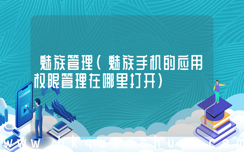 魅族管理(魅族手机的应用权限管理在哪里打开)